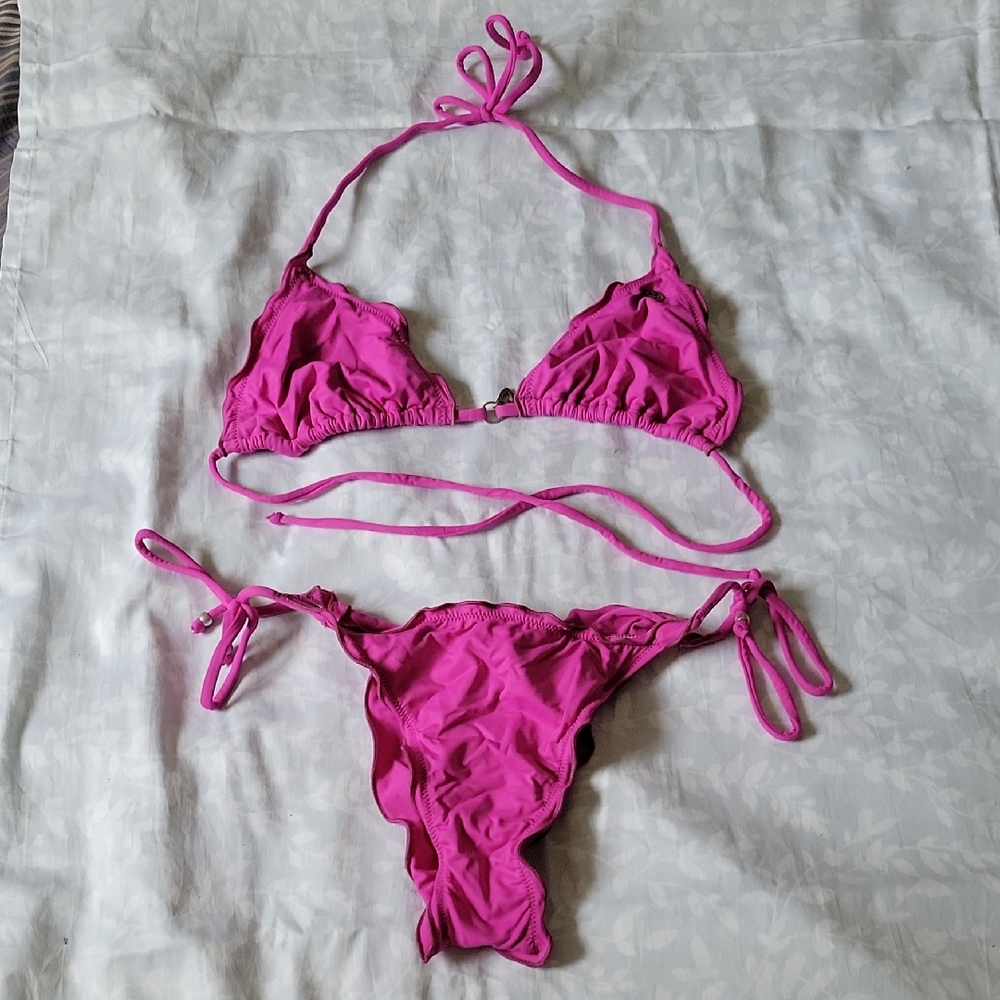 Vibrant Pink Bikini Set